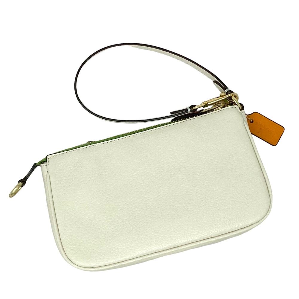 Coach Nolita 19 With Rainbow Coach Chalk White Multi CA438 - Picture 2 of 4